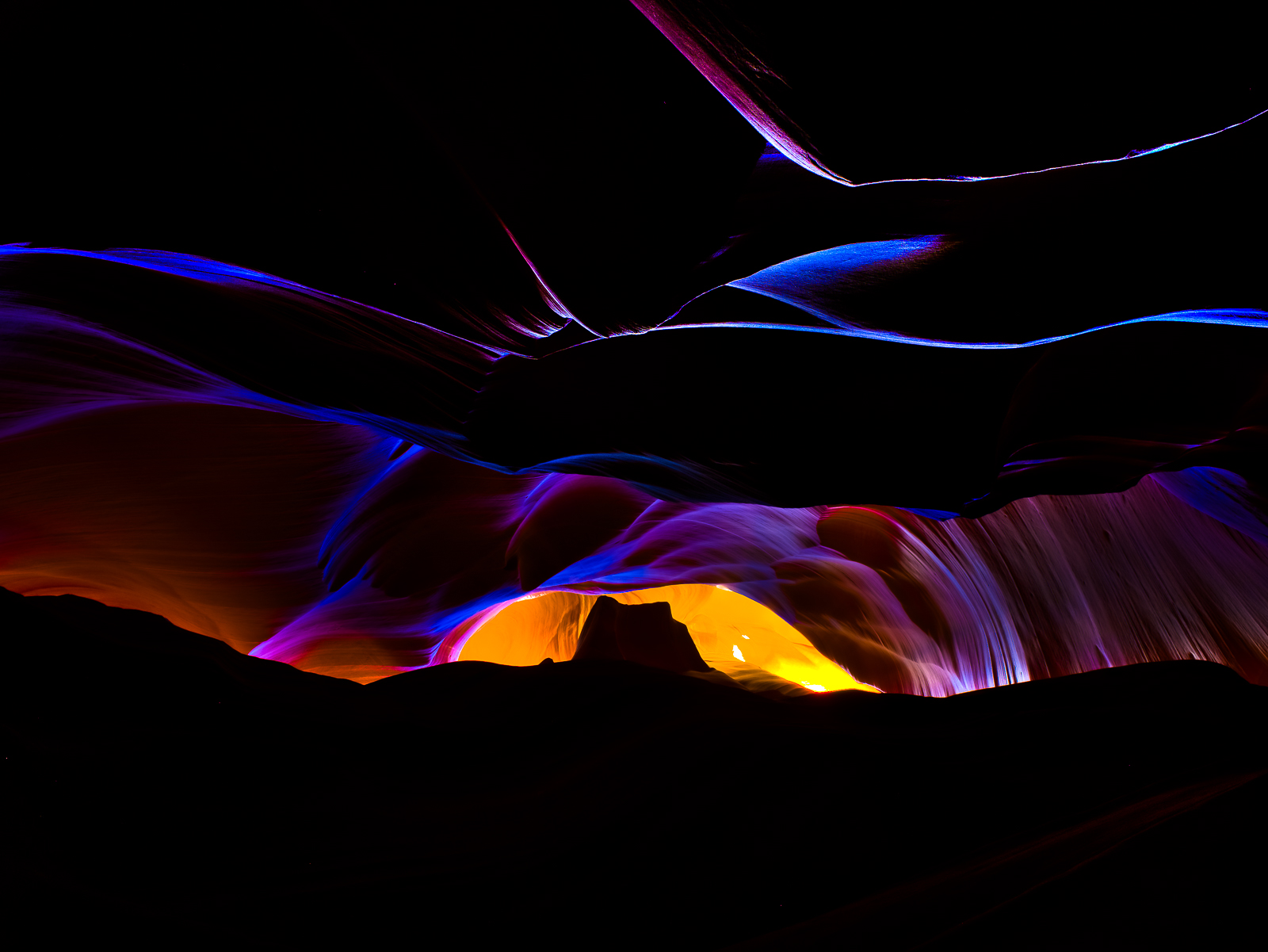 Of all the numerous shapes and patterns this is one of my favorites in the slot canyons.   Monument Valley is erected from the...