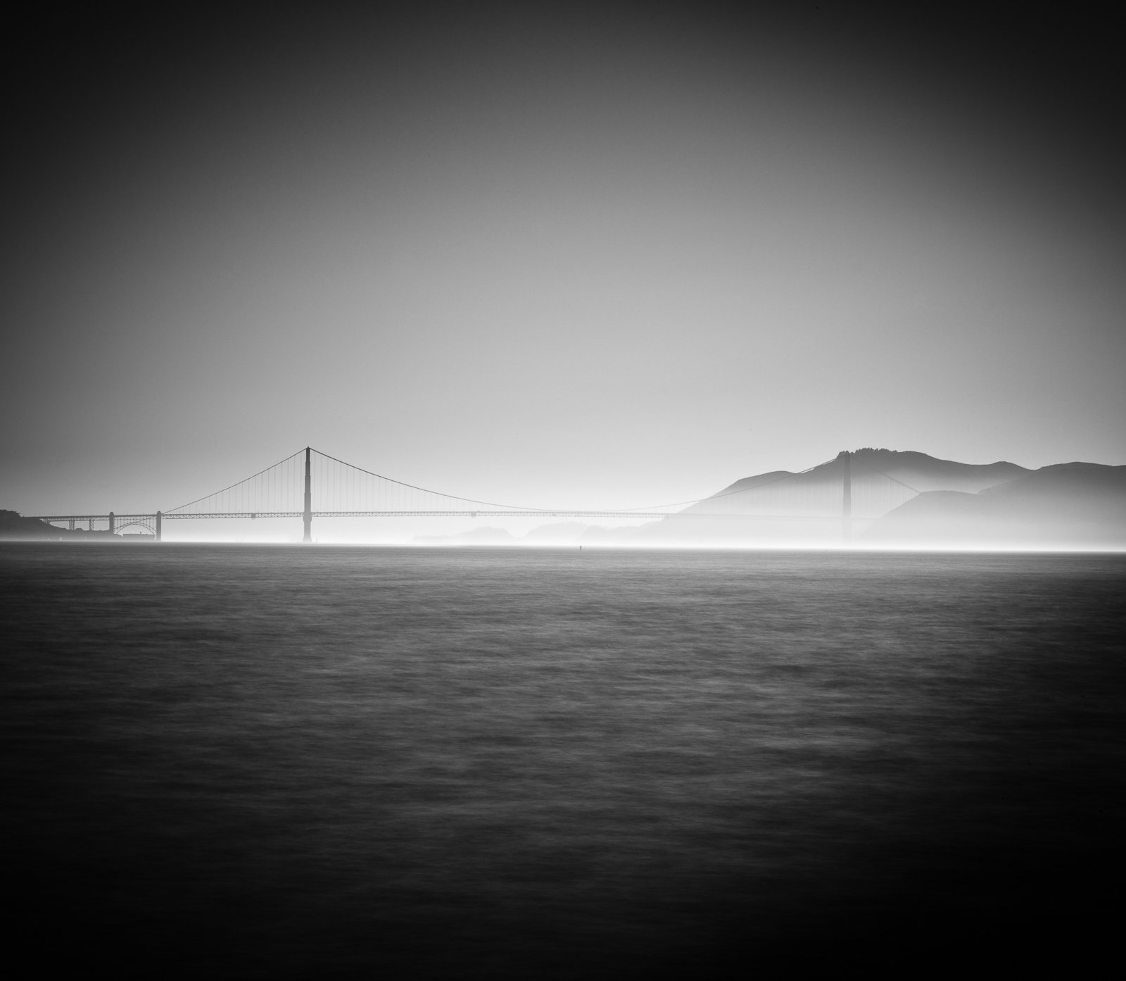 View of Golden Gate Bridge from Treasure Island.