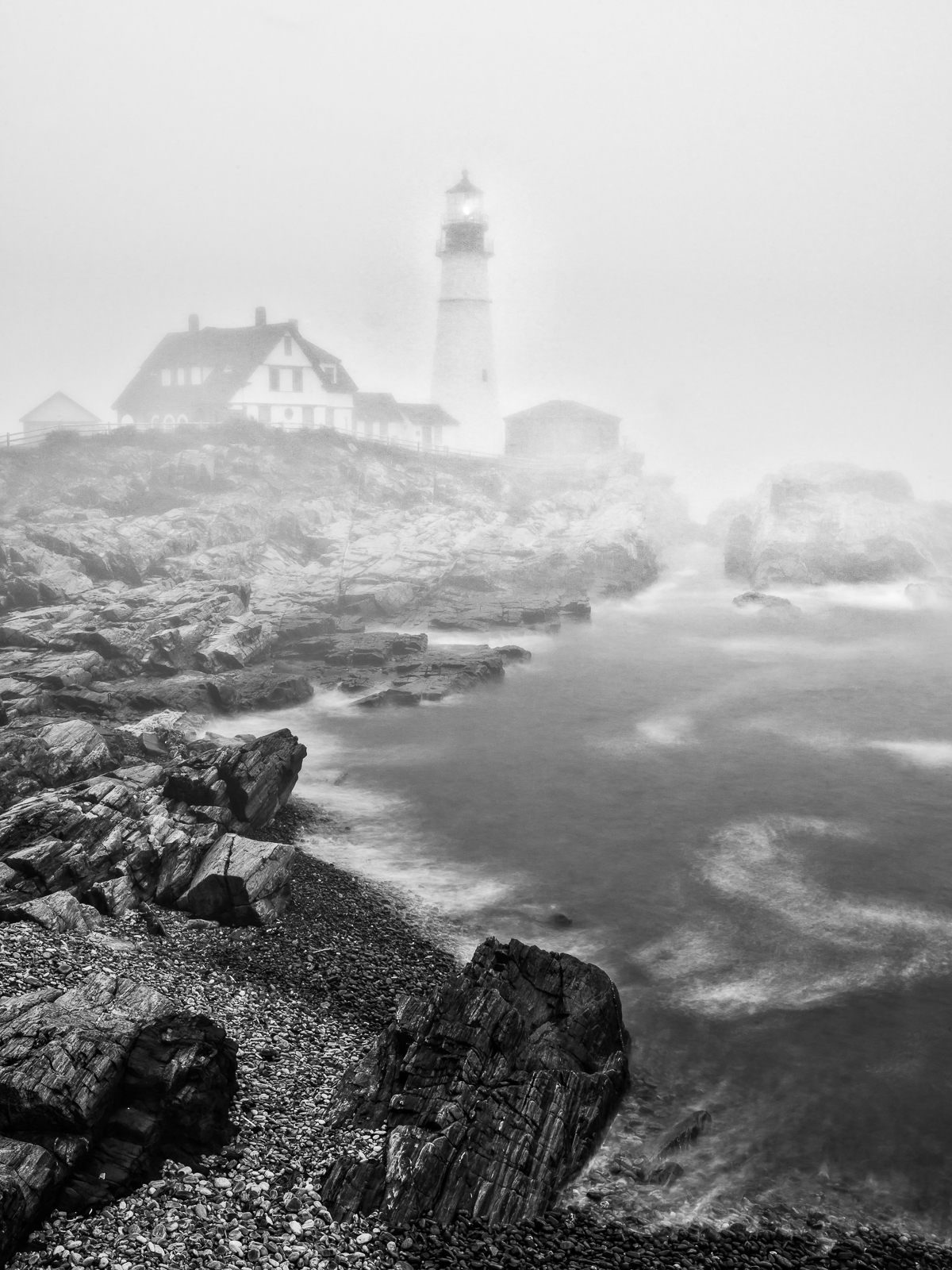 Dense foggy morning reminds us the importance of these wonderful lights scattered across weary coastlines.